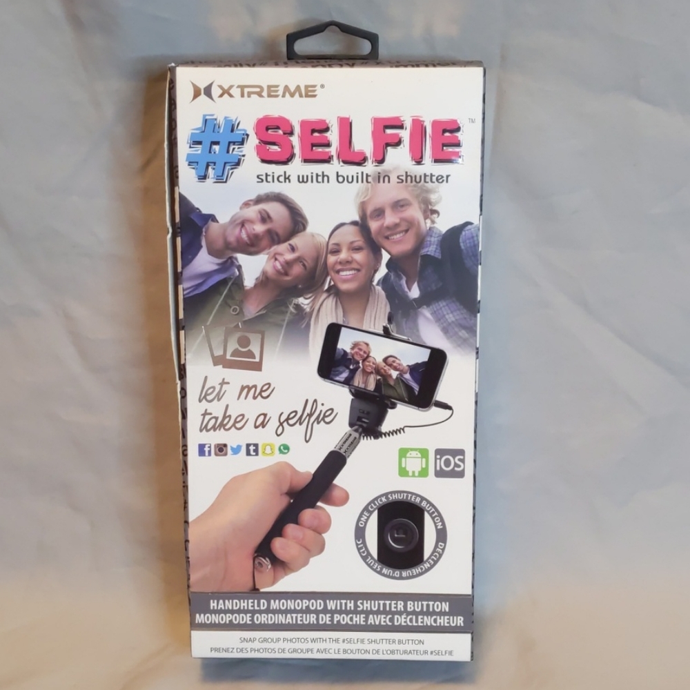 Xtreme Selfie Stick with Built In Shutter Button